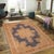 This beautiful hand-painted rug is a true work of art, combining traditional design with a unique, artistic finish....