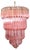 Pink Murano Glass Chandelier, 1980 For Sale