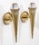 Mid-Century Modern Pair of Midcentury Bronze Sconces Attributed to Genet and Michon, France 1950s For Sale - Image 3 of 7