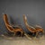 1950s Set of 20th Century British Leather Rocking Chairs, 1950s For Sale - Image 5 of 18