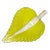 Murano Italian Art Glass Bright Yellow Gold Flecks Leaf Shape Decorative Jewelry Trinket Dish For Sale