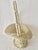 Cream Hand Woven Vintage Uniquely Shaped Basket With Wood Bottom and Handle. For Sale - Image 8 of 14