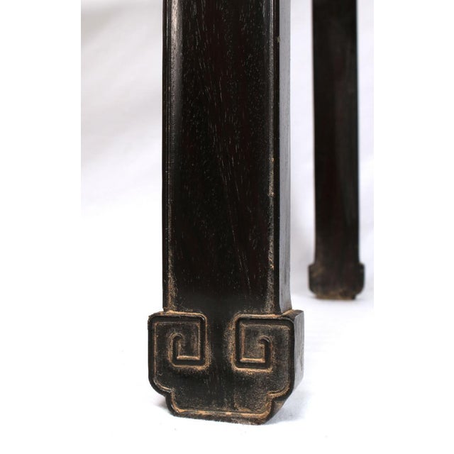 Chinese Handmade Zitan Wood Painting Table Chairish