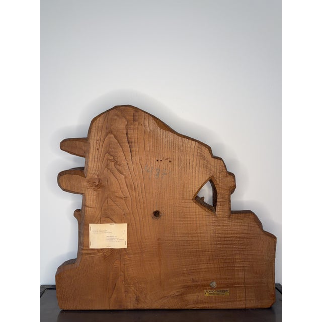 1980s Flavio Pancheri, Italian Nativity Relief, 1970s, Chestnut For Sale - Image 5 of 18