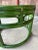Mid 20th Century Mid-Century Bespoke Green Rattan Smoked Glass Side Table - Newly Painted For Sale - Image 5 of 12