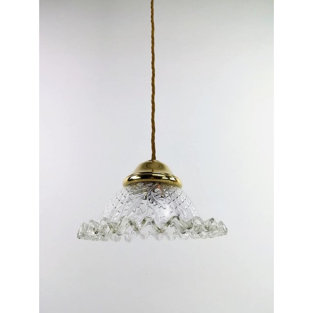 Suspension Lamp with Paragon Glass Shade For Sale - Image 10 of 12