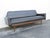 Mid Century Modern Black Vinyl Long Couch Sofa 6267 For Sale - Image 9 of 15