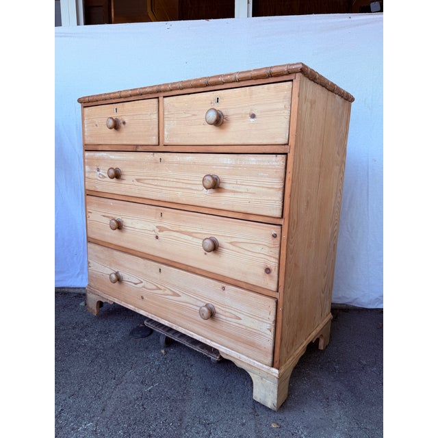 Tan 19th Century Pine Regency Chest For Sale - Image 8 of 15