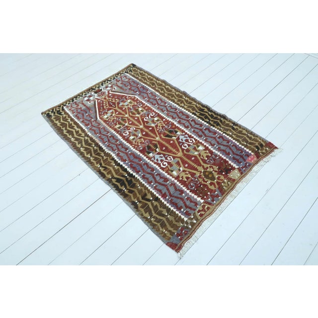 This beautiful semi antique rug from westhern of Turkey Aydin Nomads prayer rug. Weaved with Handspun Pure Wool on cotton...