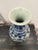 1990s Asian Style Blue & White Vase For Sale - Image 4 of 5