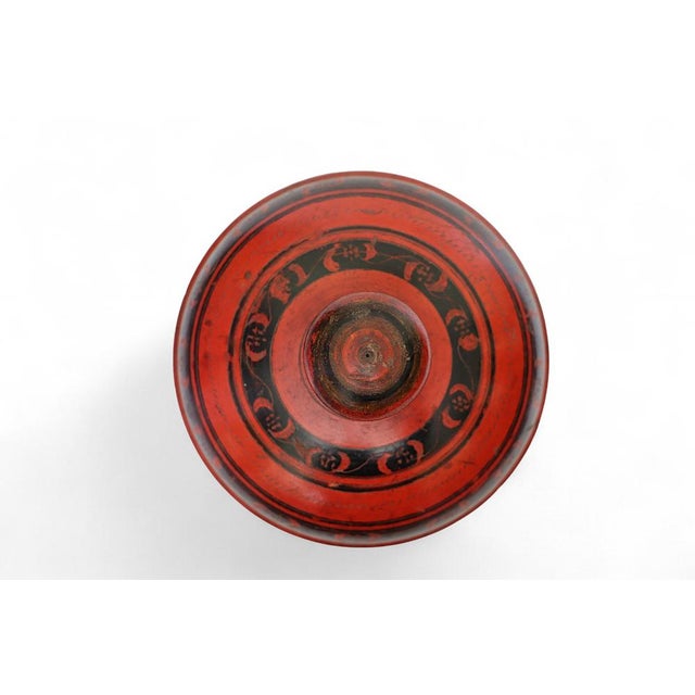 Wooden Lacquerware Spice Box, 1950s For Sale - Image 6 of 11