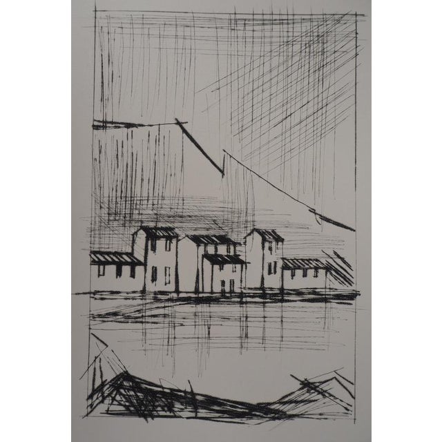 Bernard Buffet, Amalfi Coast (Naples), Original Etching For Sale - Image 5 of 5