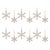 2020s Jute Wrapped Metal Snowflake Oranment (Set of 12) For Sale - Image 5 of 5