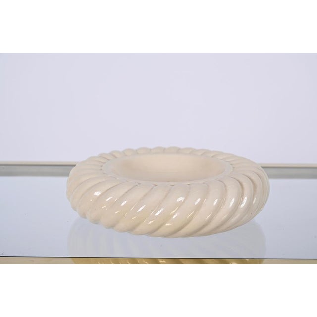 Mid-Century Italian White Ceramic Ashtray by Tommaso Barbi, 1960s For Sale - Image 14 of 16