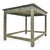 Wooden Table with Green Patina For Sale - Image 3 of 7