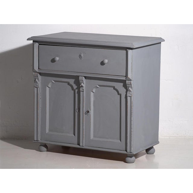 1920s Antique Two-Door Living Room Chest of Drawers, 1920s For Sale - Image 5 of 18