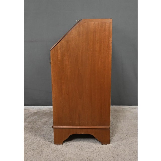 Brown Early 20th Century English Scribe in Mahogany For Sale - Image 8 of 18