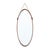 Oval Mirror with Teak Frame, 1960s For Sale - Image 14 of 14