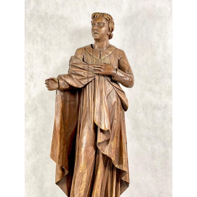 St. John the Baptist, 1800s, Oak For Sale - Image 6 of 18