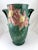 Roseville Pottery Mid 20th Century Roseville Clematis 2 Handle Vase For Sale - Image 4 of 7