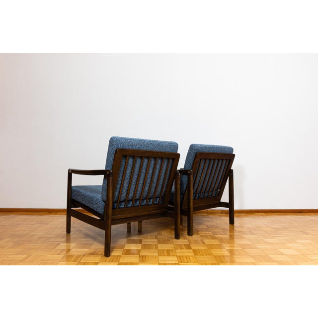 Set of Mid-Century Club Chairs by Zenon Bączyk, 1960s For Sale - Image 9 of 17