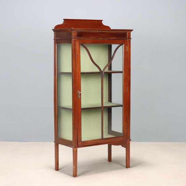Liberty Mahogany Display Cabinet For Sale - Image 11 of 11