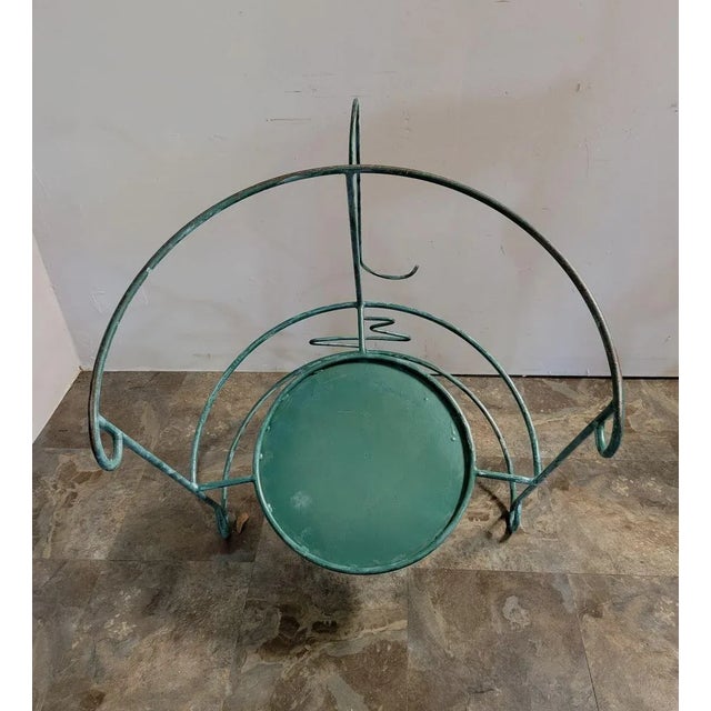 Rare Postmodern Stéphane Rondel “Cat Chair,” 1980s, Metal For Sale - Image 10 of 12