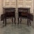 Pair Italian Piemontese Walnut Nightstands ~ End Tables For Sale - Image 4 of 12