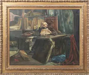 A. Tavares, John of the Rules, Oil on Canvas