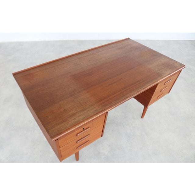 1960s Vintage Danish Desk in Teak, 1960s For Sale - Image 5 of 12