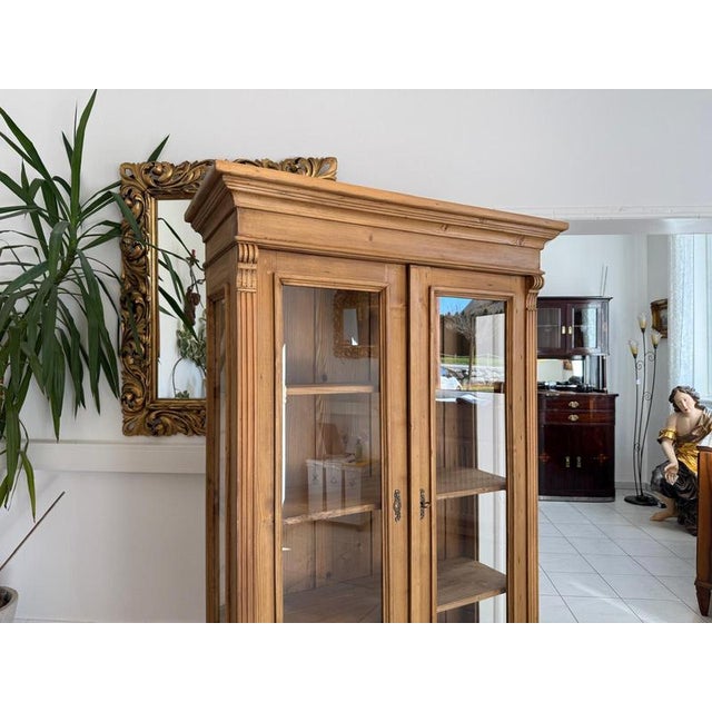 Rustic Farmhouse Display Cabinet For Sale - Image 15 of 18