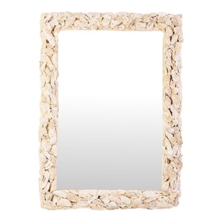 Oyster Shell Mirror by Lowcountry Originals For Sale