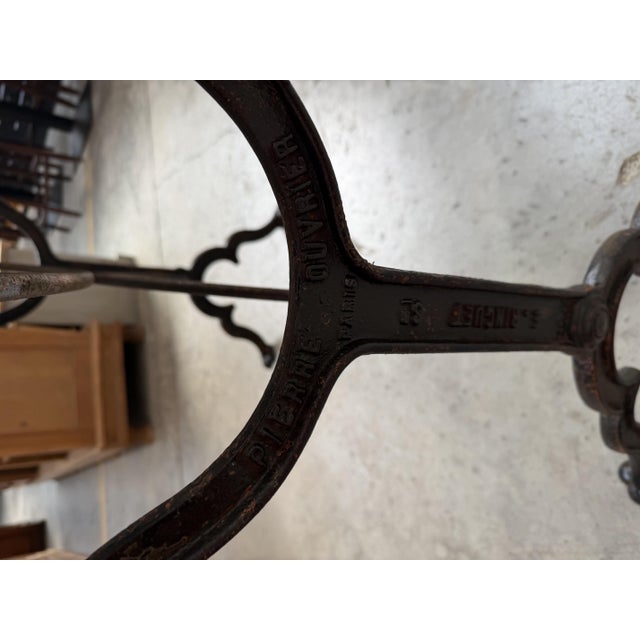 Late 19th Century Marble Bistro Table For Sale - Image 8 of 9