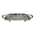 Vintage English Silver Mfg. Co. Silver Plate Victorian Revival Footed Bread or Tea Tray For Sale
