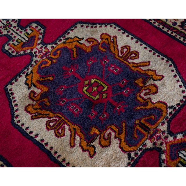 1970s Hand-Knotted Cordi Rug, 1970s For Sale - Image 5 of 8