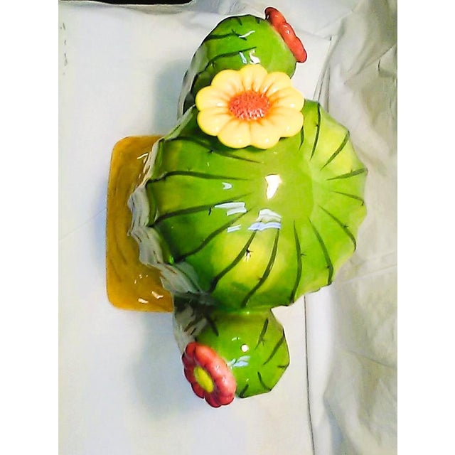 Large Suquaro Cactus Cookie Jar For Sale - Image 6 of 8