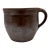 Antique Pennsylvania Redware Handled Crock, Lancaster County, Mid-19th Century For Sale