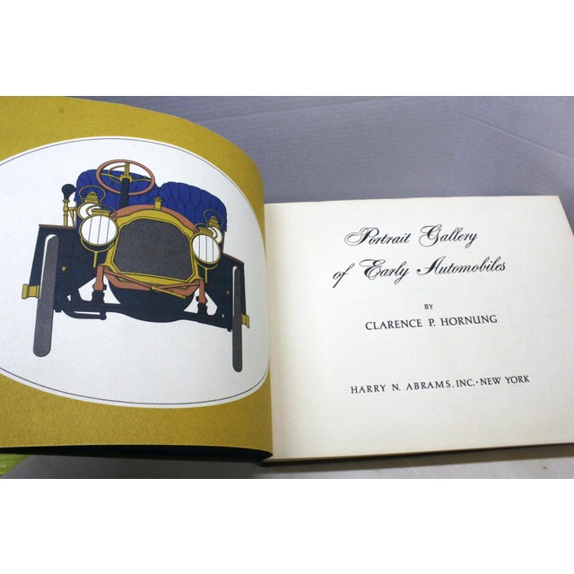 American 1965 "Portrait Gallery of Early Automobiles" Oversized Edition by Clarence P. Hornung For Sale - Image 3 of 18