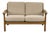Vintage Danish Oak Sofa by Juul Kristensen, 1970s For Sale