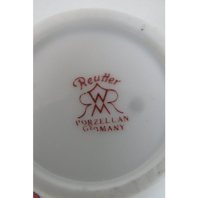 White Reutter Porzellan W Germany Lidded Trinket Jewelry Box Furstenhofer Apples 4767b For Sale - Image 8 of 10