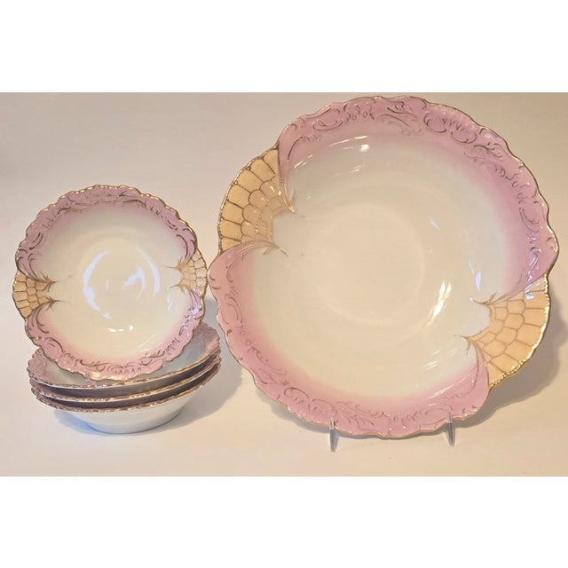 Early 20th Century 1920s Baroque Bowls- Set of Five For Sale - Image 5 of 11