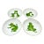 1970s Set of 4 Vintage Taste Setter by Sigma Frolicking Frogs Coupe Bowls For Sale
