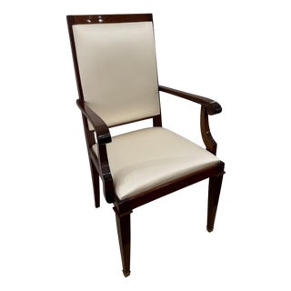 Art Deco Period Mahogany Arm Chair France circa 1930. For Sale
