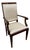 Art Deco Period Mahogany Arm Chair France circa 1930. For Sale