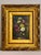 Pair of 20th Century Oil on Board Floral Still Life Paintings in Giltwood Frames For Sale - Image 4 of 12