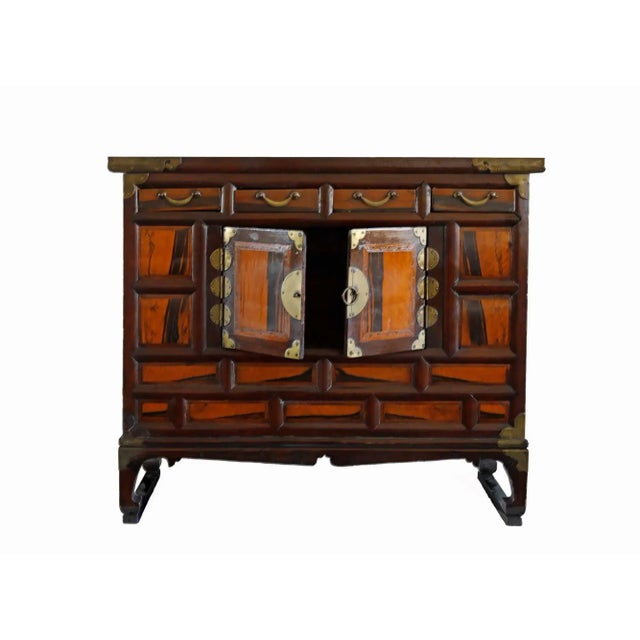 1940s Vintage Asian Cabinet - Circa 1940’s For Sale - Image 5 of 8