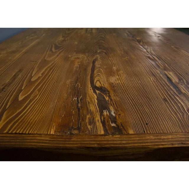 Long Table in Brushed Fir, 1970 For Sale - Image 4 of 8