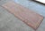 1970s Pink Kurdish Runner Rug Hand-Knotted Distressed Hallway Decor For Sale - Image 10 of 10