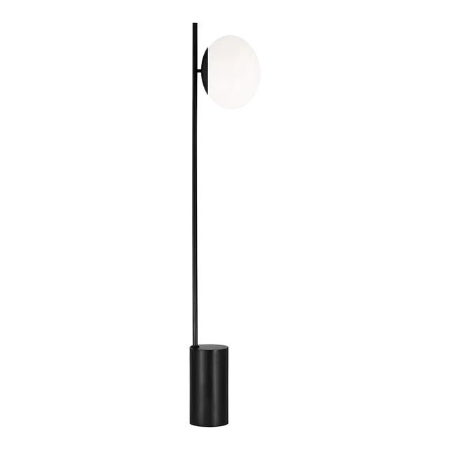 ED Ellen DeGeneres by Visual Comfort Studio Lune Floor Lamp, Aged Iron For Sale