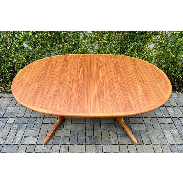 Skovby Møbelfabrik A/S Vintage Danish Modern Expandable Teak Dining Table by Skovby For Sale - Image 4 of 12